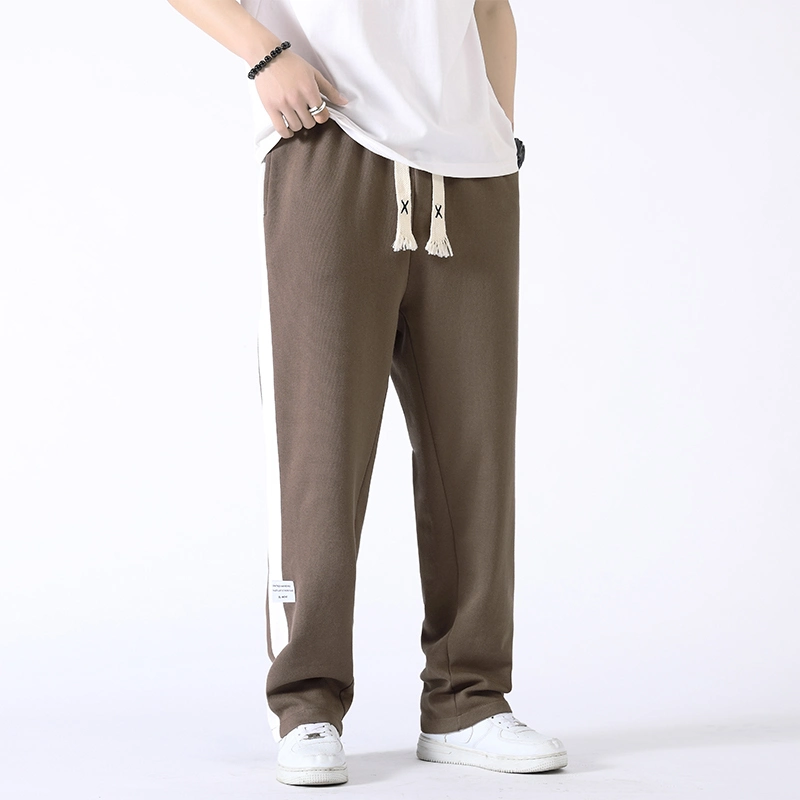 Free Sample Knit Men Jogger Pants with Pockets Multi Color