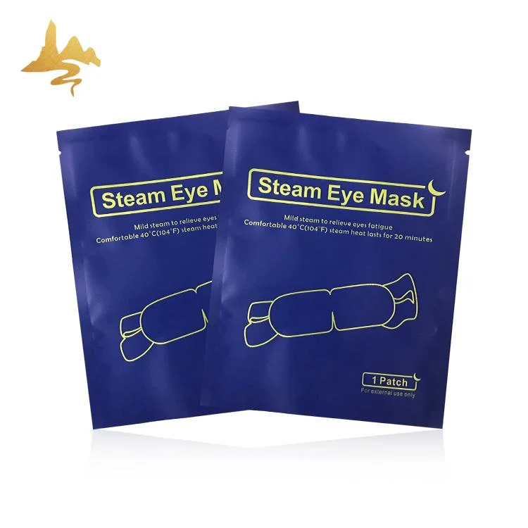 Whoesale Cheap Prcie chauffage autonome Balck Eye Mask de vapeur pour favoriser le sommeil