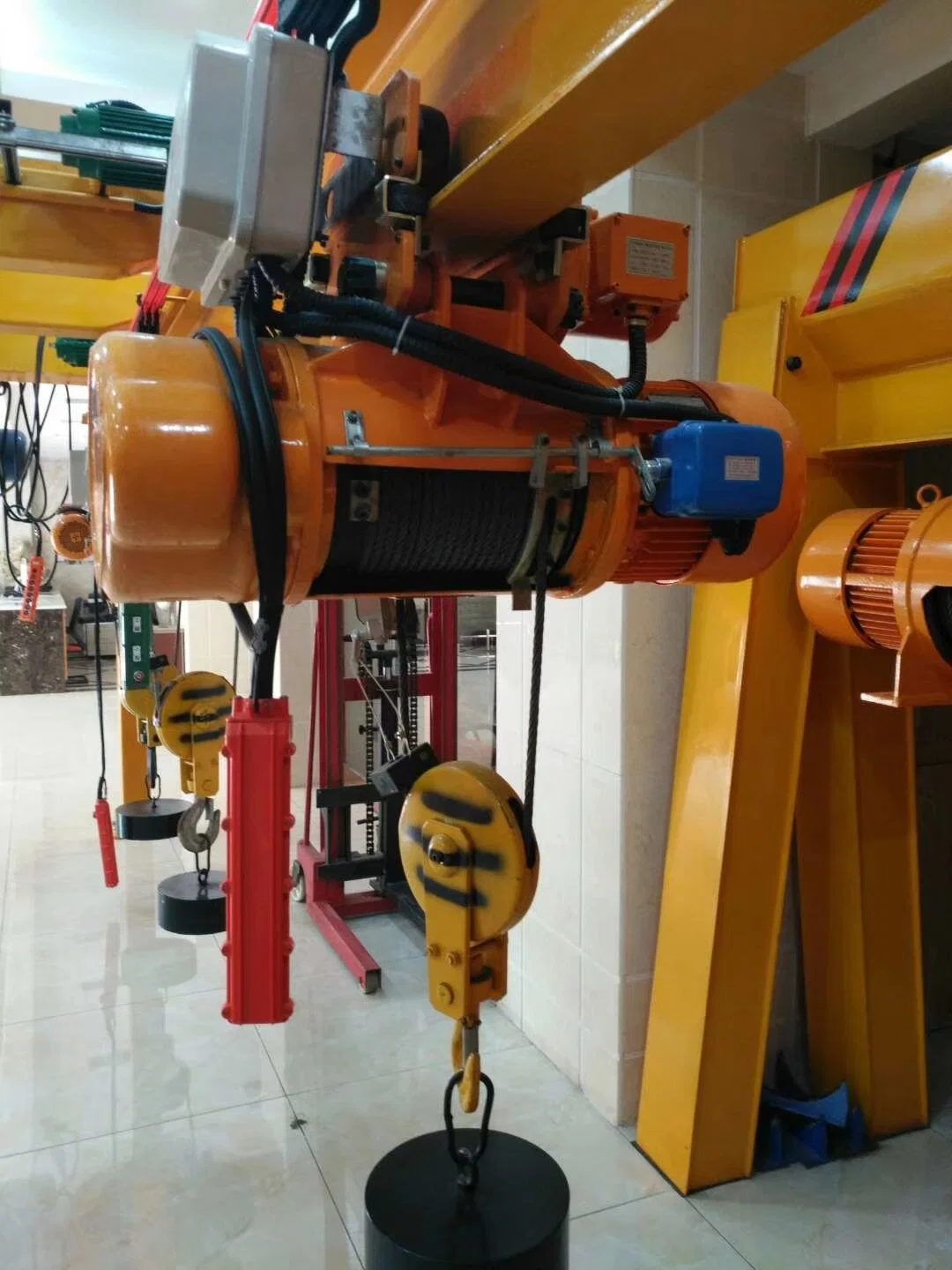 50ton CD1-MD1 Electric Wire Rope Hoist with Electric Trolley