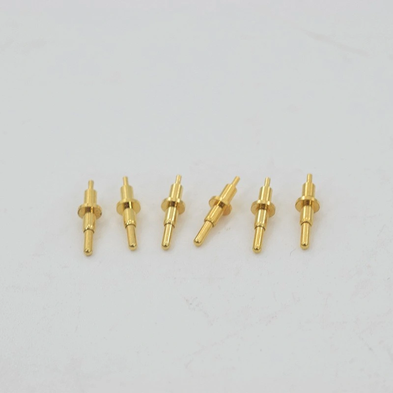 Spring Customized Length Spring Solder Cup Pogo Pin Gold Plating Brass