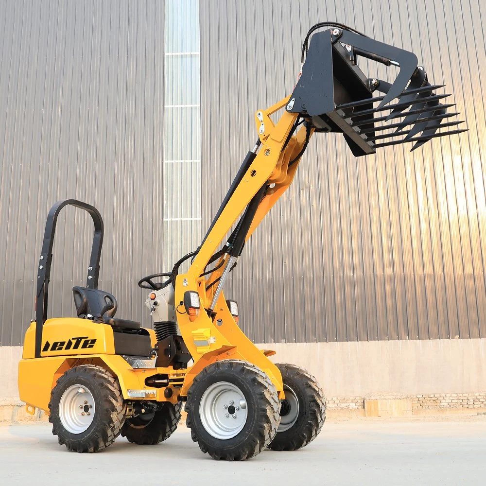 China Mini Wheel Loader 4 Wheel Drive Small 0.4t Mini Loader for Sale with Best Price