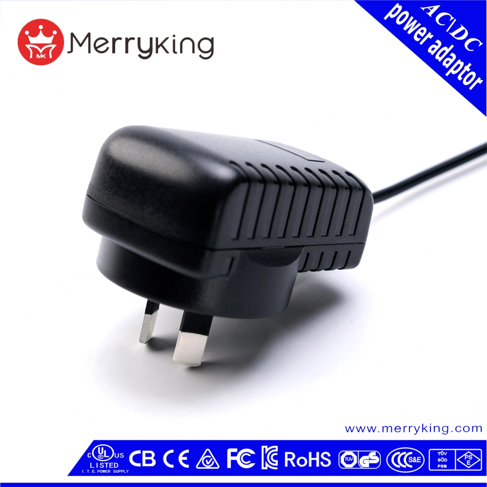 S -Mark Approved Wall Mount 12V 1A Universal Power Adapter