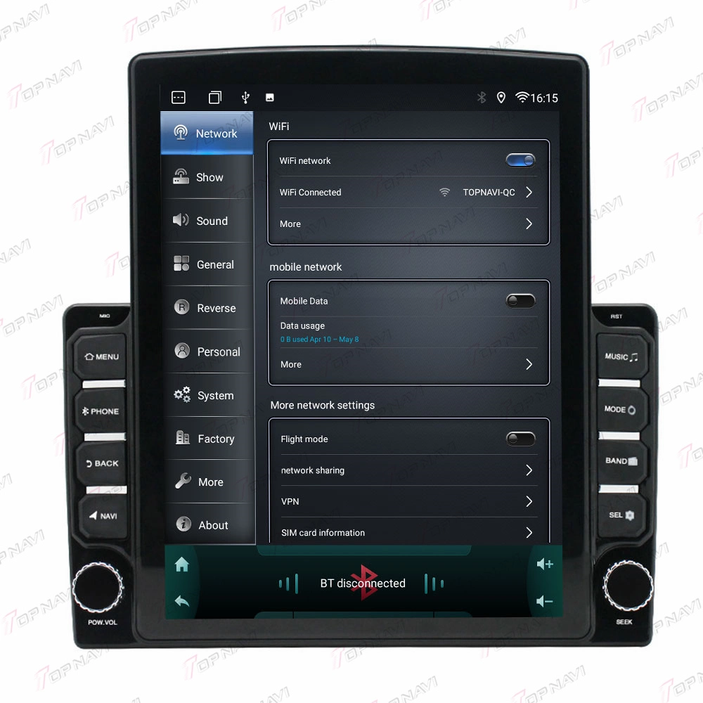 Hot Tesla- Radio de coche estilo Multimedia Player para Honda Toyota KIA Hyundai 2,5D 4G pulgadas IPS 9,7 LTE Android Auto GPS DVD estéreo.