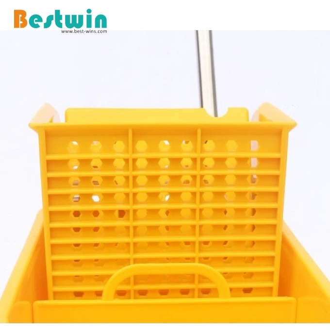 20/24 Liter Yellow Commercial Cleaning Tool Single Mop Bucket with Side Press Wringer