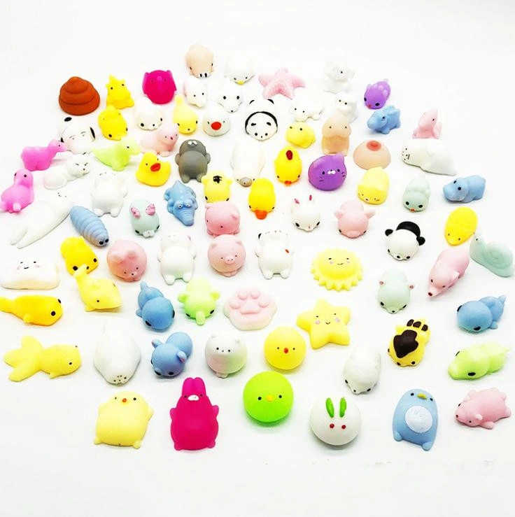 Tier Sensorische Autismus Fidget Spielzeug Jumbo Katze Spielzeug Squishy Mochi Werbeartikel Cartoon Stress Relief Mochi Squishy