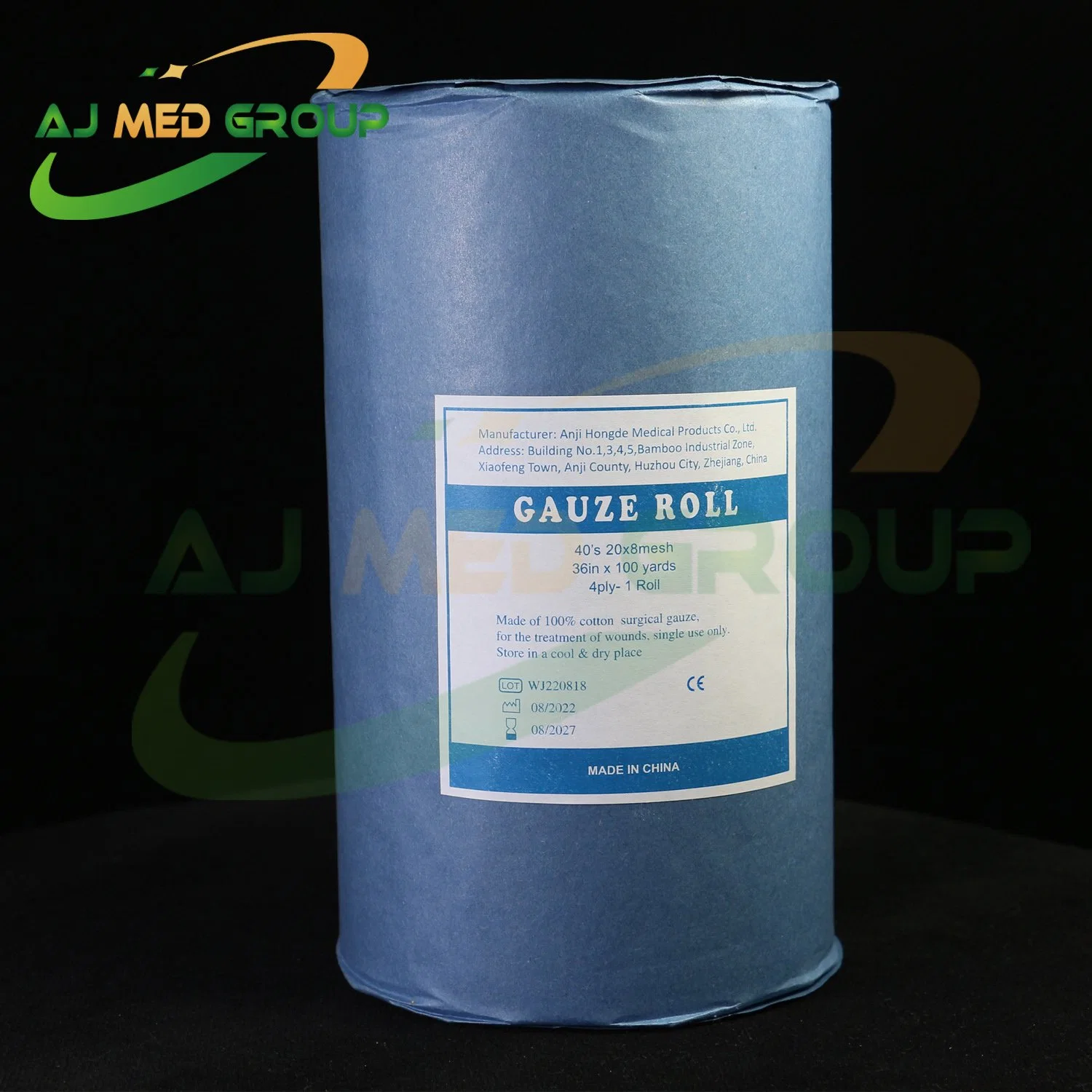 100% Cotton Medical Jumbo Gauze Roll Fabric with Low Price