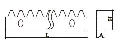 Steel Gear Rack for Gate Motor