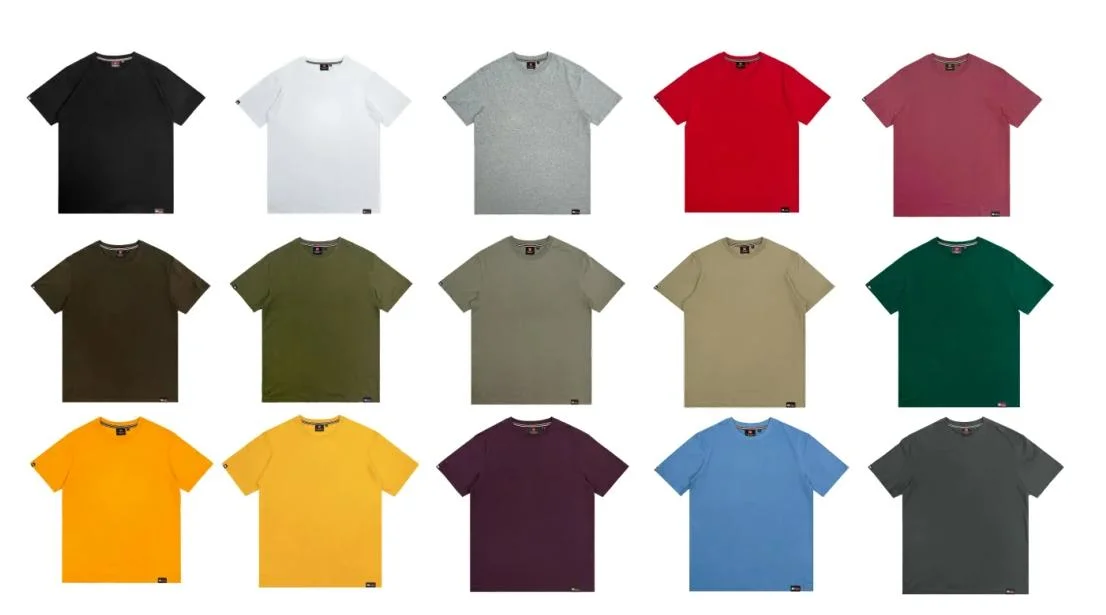 High quality/High cost performance  Luxury Soft Striped Garment Men T Shirts with Brand Printing