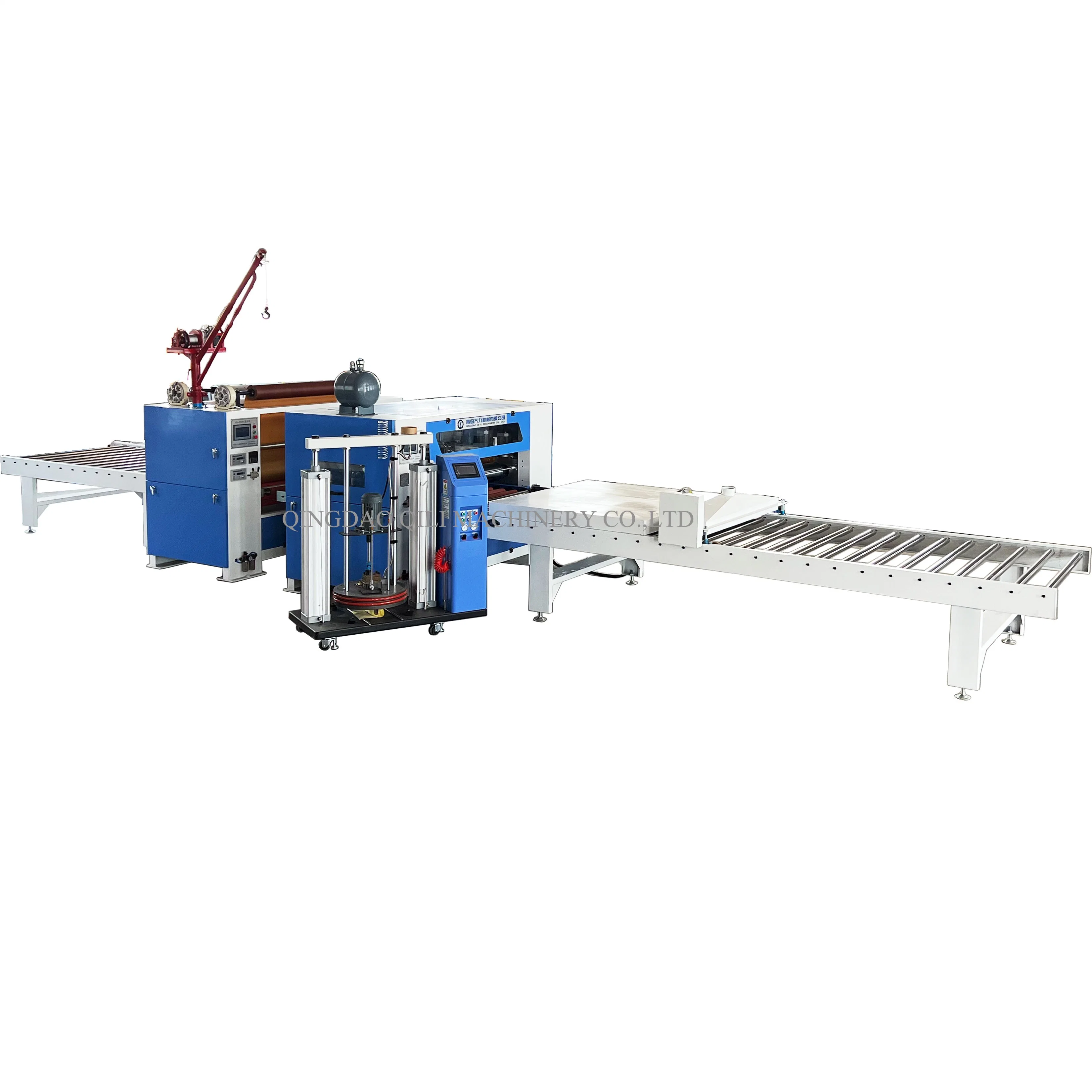 Woodworking PUR Hot Melt Glue Film Laminating Machine for WPC Board, Foam Board