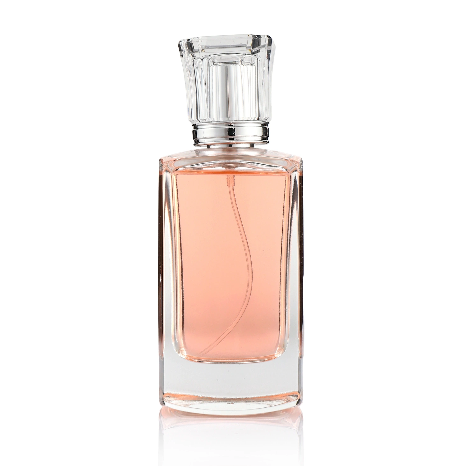 Flacon en verre carré 50 ml 100 ml 200 ml flacon en verre d'alcool de parfum