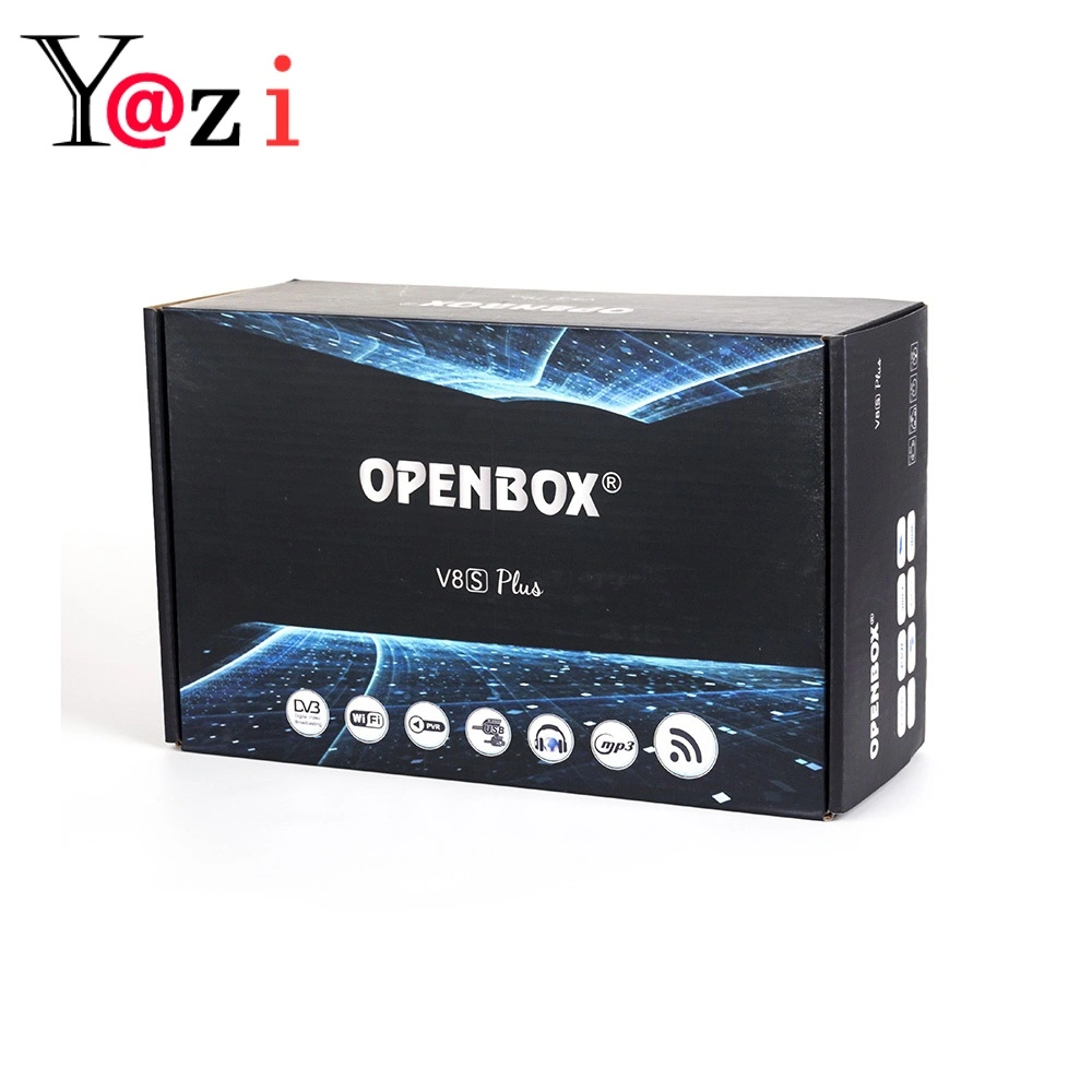 Original Openbox V8s Plus DVB-S2 Digital Satellite Receiver S-V8 Webtv Biss Key 2X USB Slot USB WiFi 3G