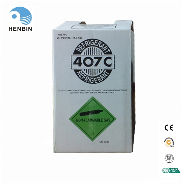 Environmental Friendly Mixed Gas R407c Refrigerant Gas