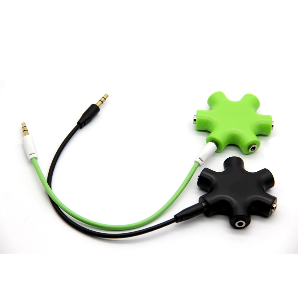 Mutiple 3.5mm Jack Headphone Splitter Audio Adapter for Promotional Gift