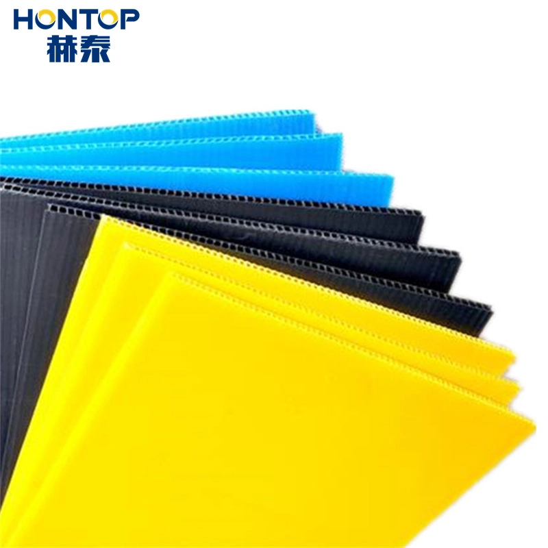 Doble pared PP Sheeet Color de Alto impacto Polipropileno Hollow Sheet