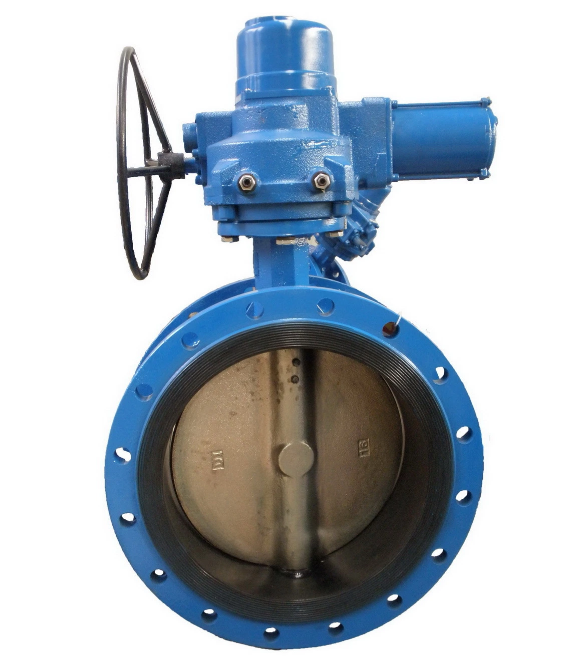 Gear Operated Soft Seat Flange End Butterfly Valve