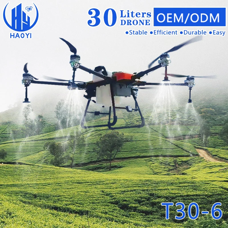 30L Agricultural Sprayer Agricola Agro Pulverizador Spray Farm Sprayer Fumigacion Dron GPS Agriculture Pesticide Spraying Drone with Fertilizer Sow Spreader