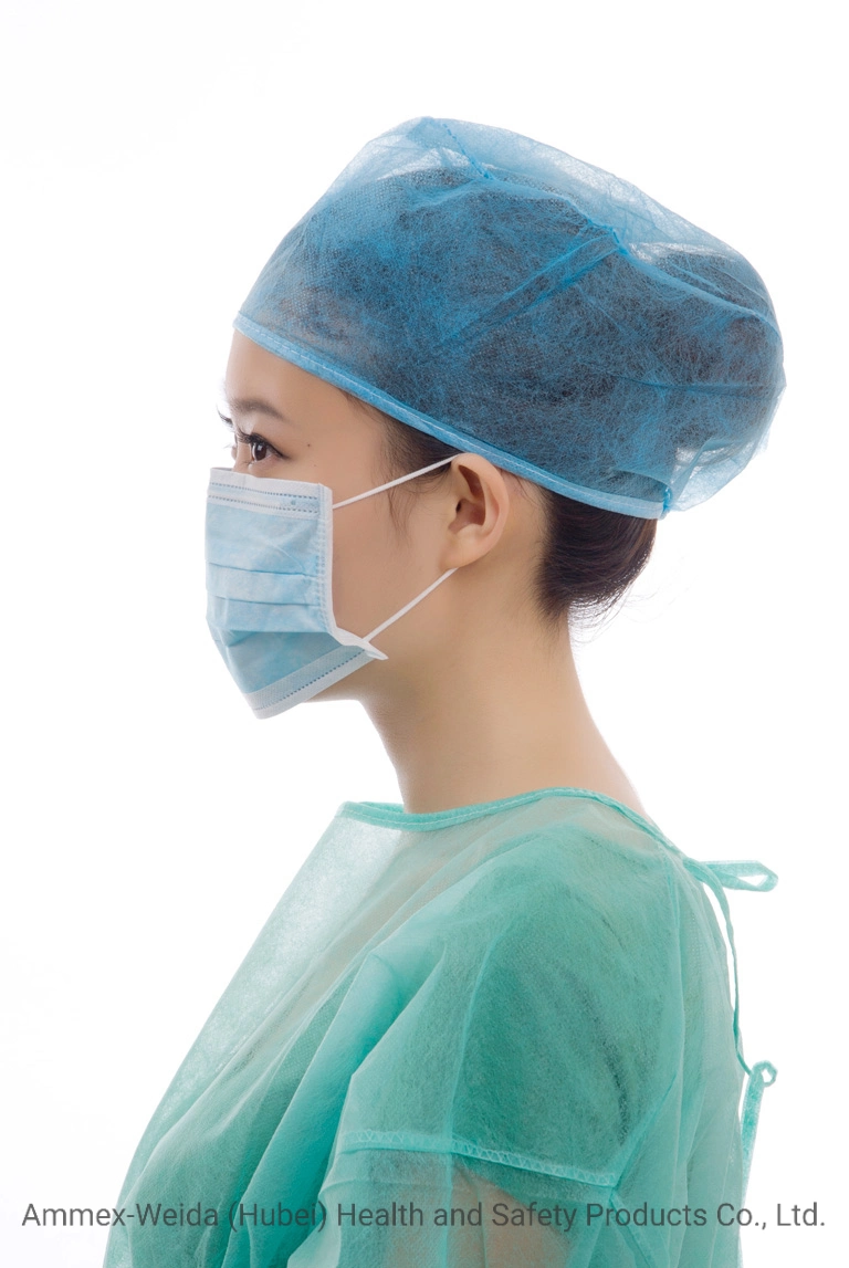 3-Ply Disposable Face Mask with Earloop for Personal Care Prevent Droplet and Particle by Non-Woven Material