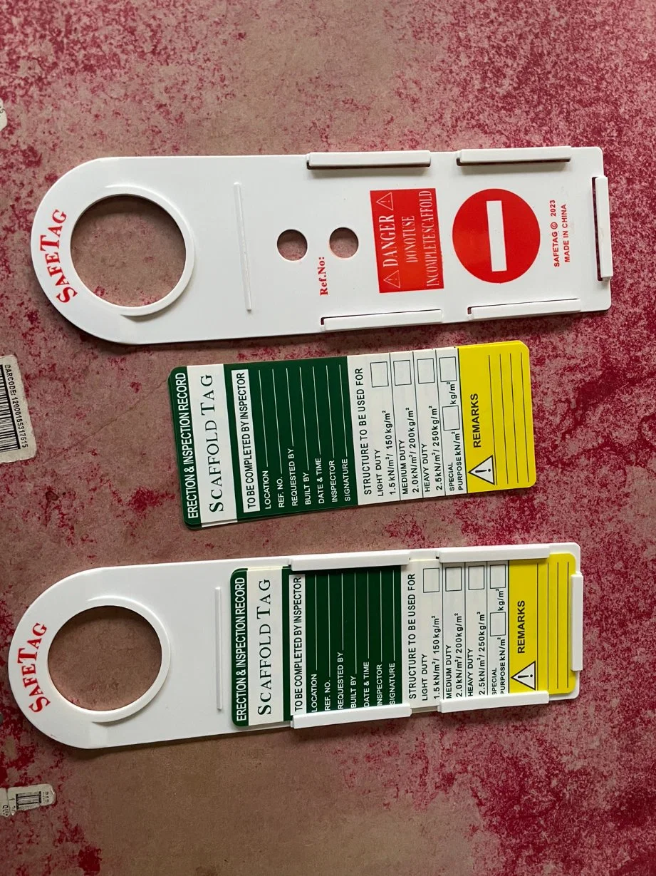 Tags Inspection Scaffolding Hang Tag Holder in China