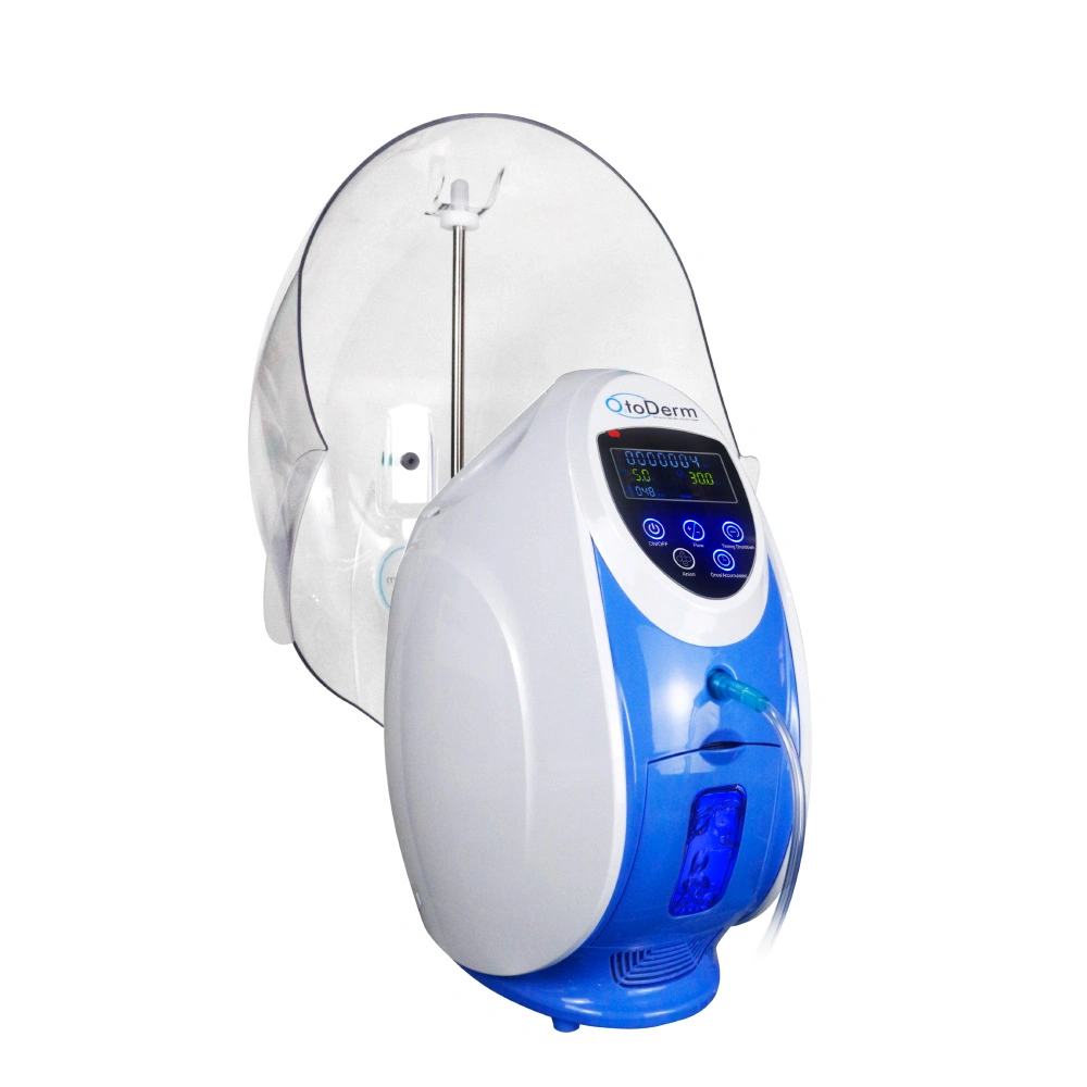 O2toderm Oxygen Therapy Facial Machine Portable Spray Gun Dome Mask Face Care Anti-Aging Skin Rejuvenation Beauty Equipment