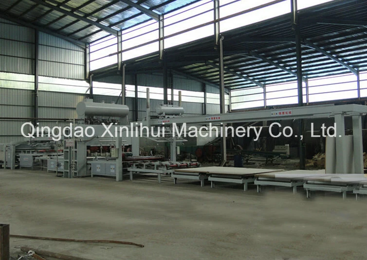 Automatic Short Cycle Hot Press Veneer Production Line for Precomposed Wood Veneer/ Veneer MDF Laminited Machine/ Automatic Hot Press Veneer Production Line