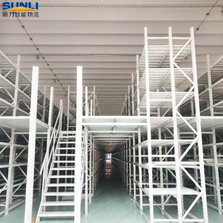 Multi Shelf Steel Decking Mezzanine Floor Rack with SGS/ISO