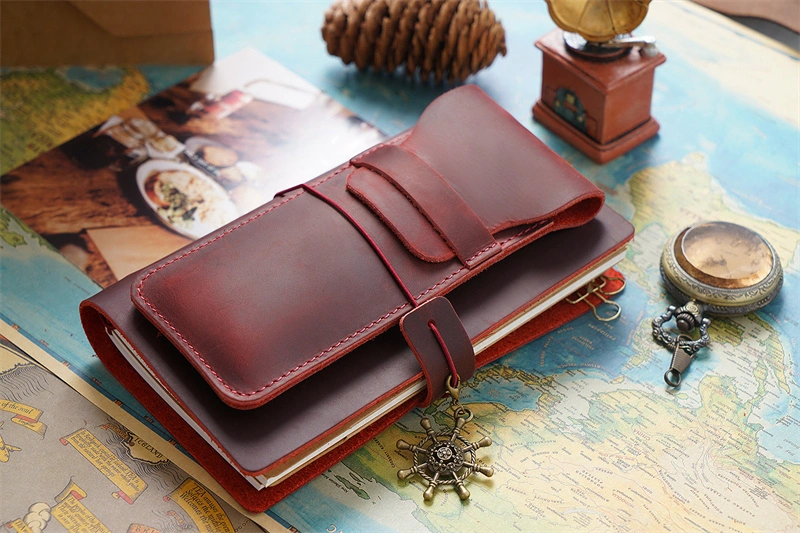 Leather Pen Bags Custom Pencil Pouch Zipper Stationery Pencil Case