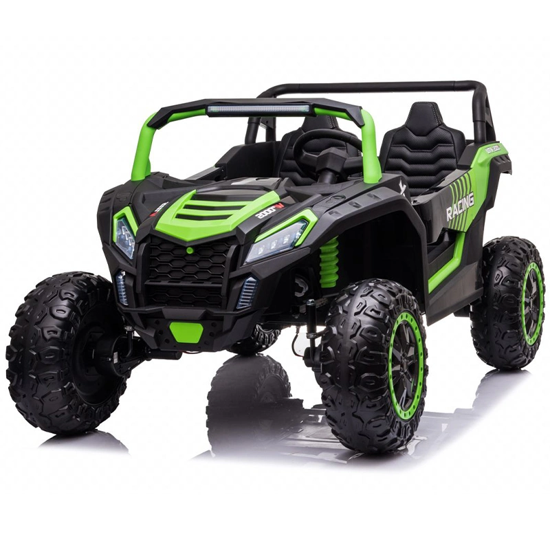 Kids Car Toys Ride-Ons 24 Volt Ride on Cars for Toddlers Rubber Wheels Kids Mx UTV Buggy 4 Engine Battery Toy with Two Seats