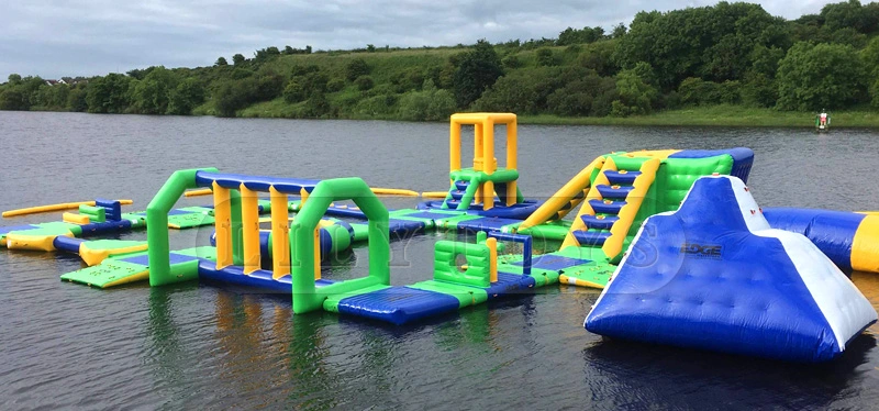 Juego de agua inflable Parque Acuático de flotación para Parque de Atracciones