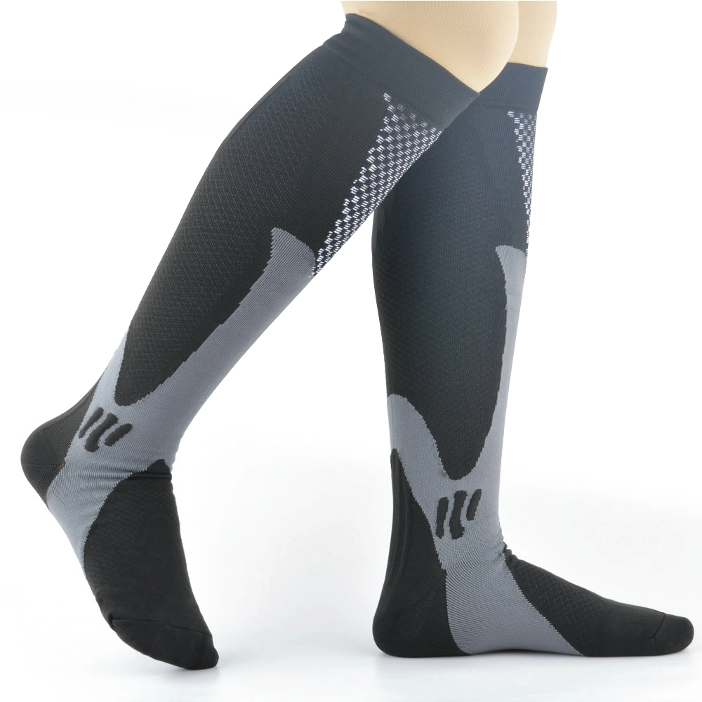 Anti-fatigue Femmes Hommes Sport exécutant vol Chaussettes de compression de voyage