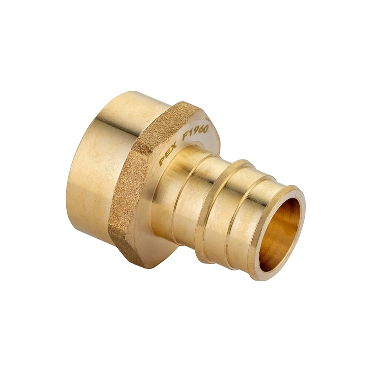 Us Market Cupc Certificate Brass Adapter Fpt Pex Brass Fitting 1/2"X1/2" 1/2" X 3/4" 3/4" X 1/2"