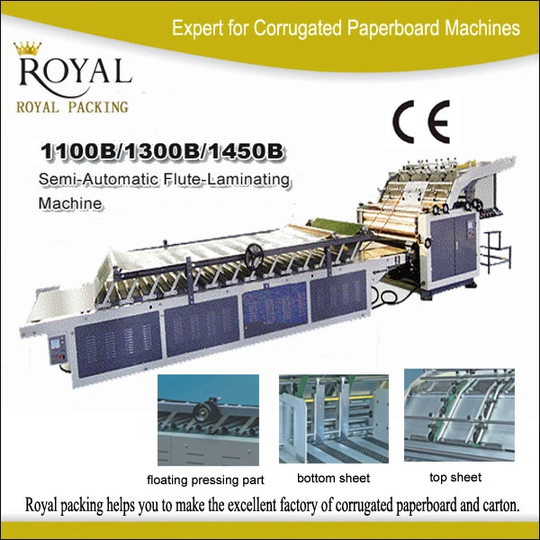 Automatic Flute Laminating Machine for Carton Box and Corrugated Paperboard