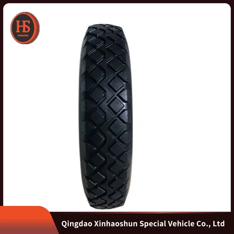 Good Quality 12 13 14 16 Inch PU Foam Rubber Tire Solid Flat Free 2.50-4 3.50-8 4.00-8