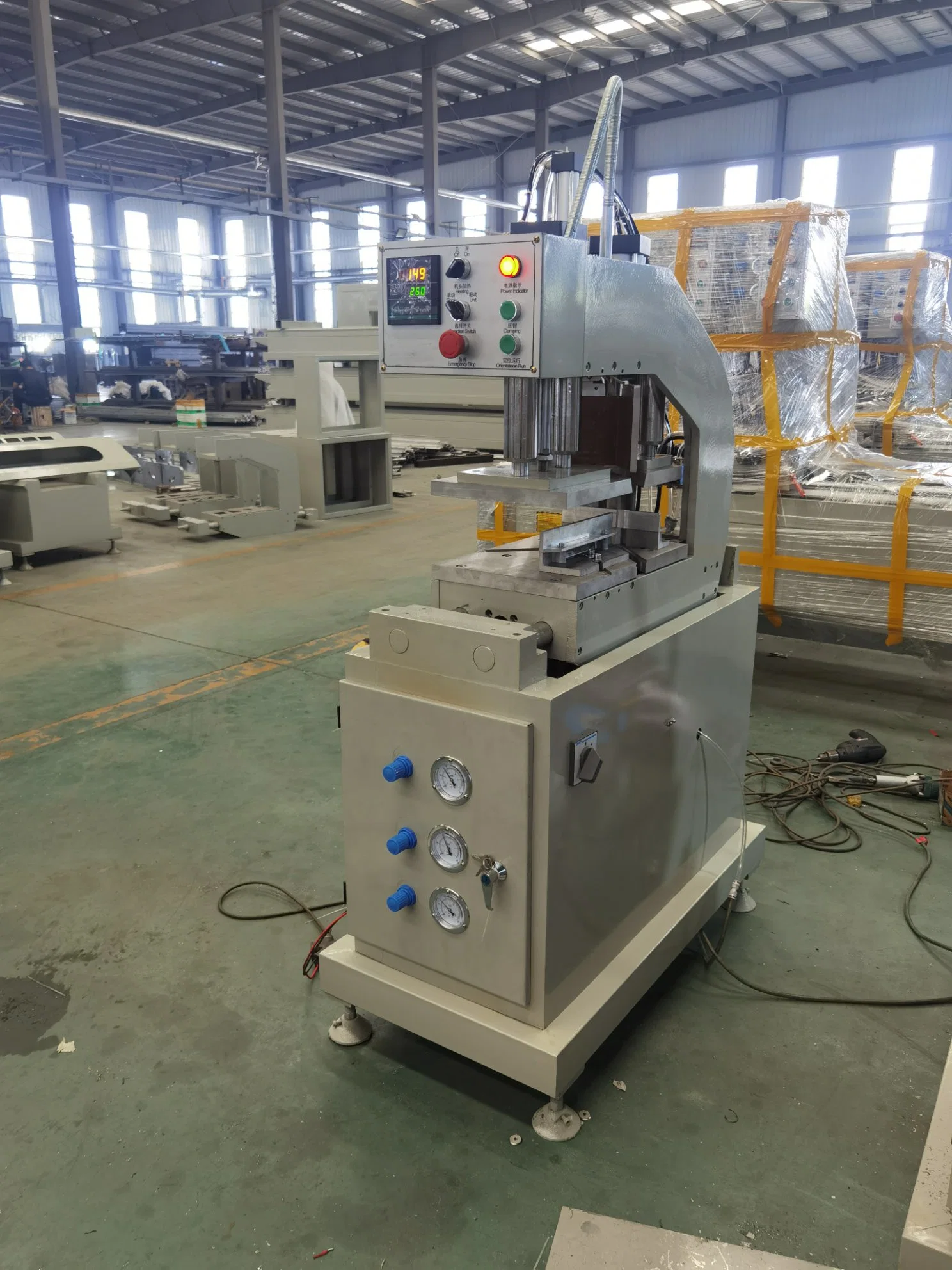 Excellent Working PVC Window Welding Machine Supplier PVC UPVC Single Head Welding Machine Single Phase Arc Welding Machine UPVC Window Welder Machine