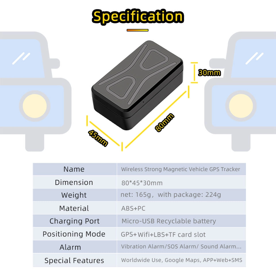 4G GPS Tracker Long Standby IP67 Waterproof Strong Magnetic Tracking Device for Vehicle Car Bike Motor Locator Y17