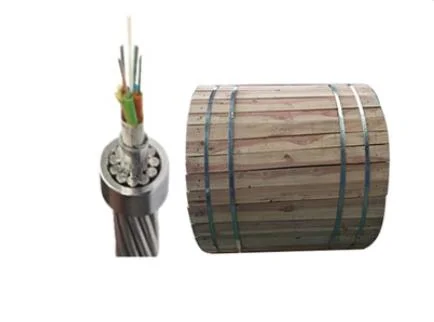 Optical Fiber 500kv 24 Cores with Stranded Opgw Cable