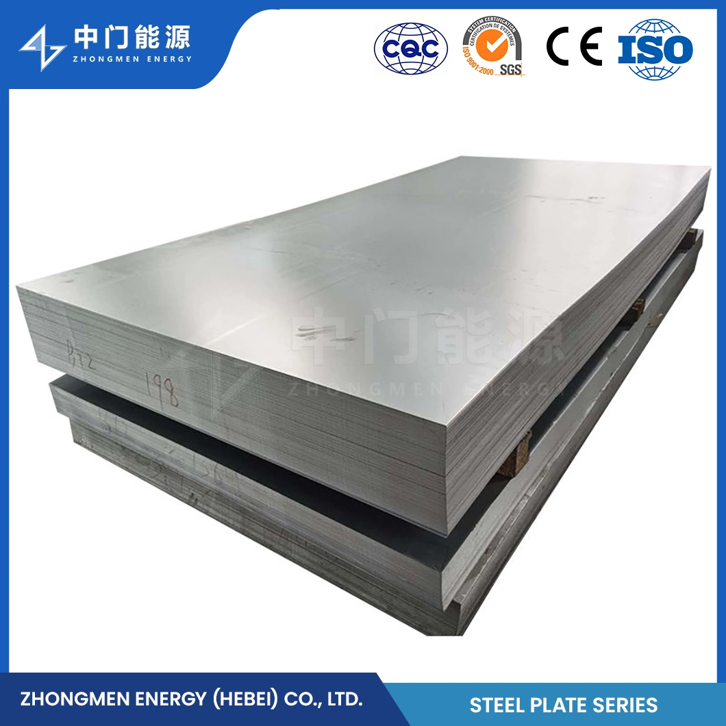 Zhongmen Energy China Q295A Low Carbon Steel Sheet GB Standard 201 304 316L Polished Stainless Steel Plate Manufacturers Hot Rolled Cutting Steel Floor Plate