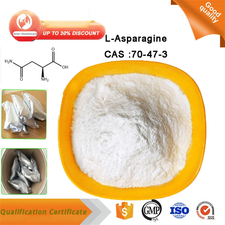 L-Asparagina polvo CAS 70-47-3 L-Asparagina de alta calidad utilizada en medicina