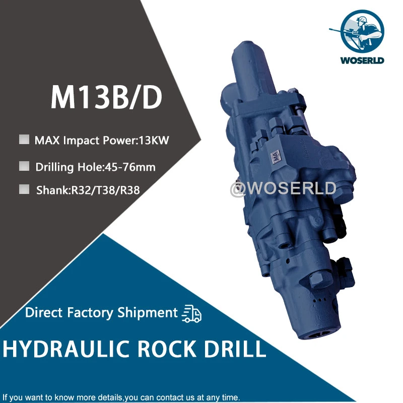 M13b/D taladro de minería taladro de perforación profunda Equipo de perforación de roca