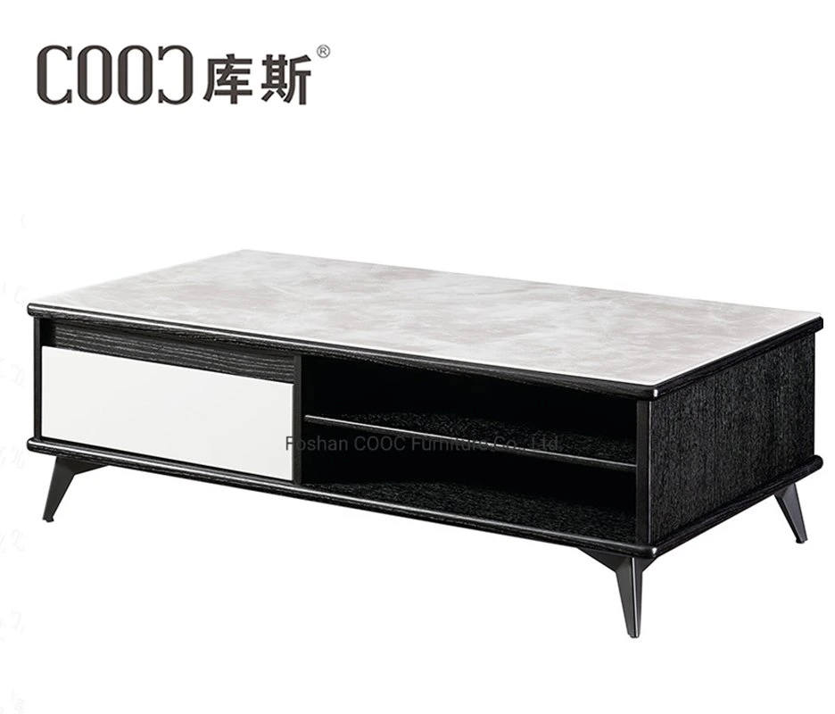 Cooc The Latest Furniture Craft Glass End Table Cabinet TV Stand Living Room Entertainment Unit