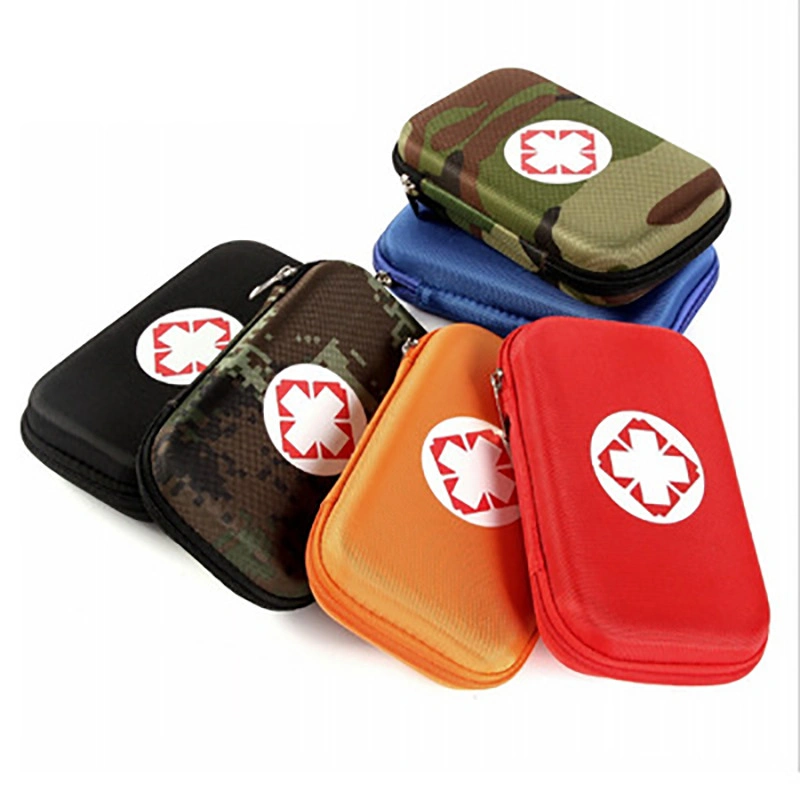 Small Travel First Aid Kit Compact Mini Waterproof Bag with Survival Medical Items for Car, Home, Travel, Hiking, Office, Outdoors, Boat, Camping, Workplace