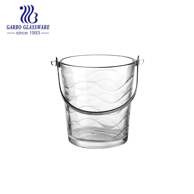 Wholesale/Supplier Glassware Clear Skull Face Whisky Ice Bucket Sets