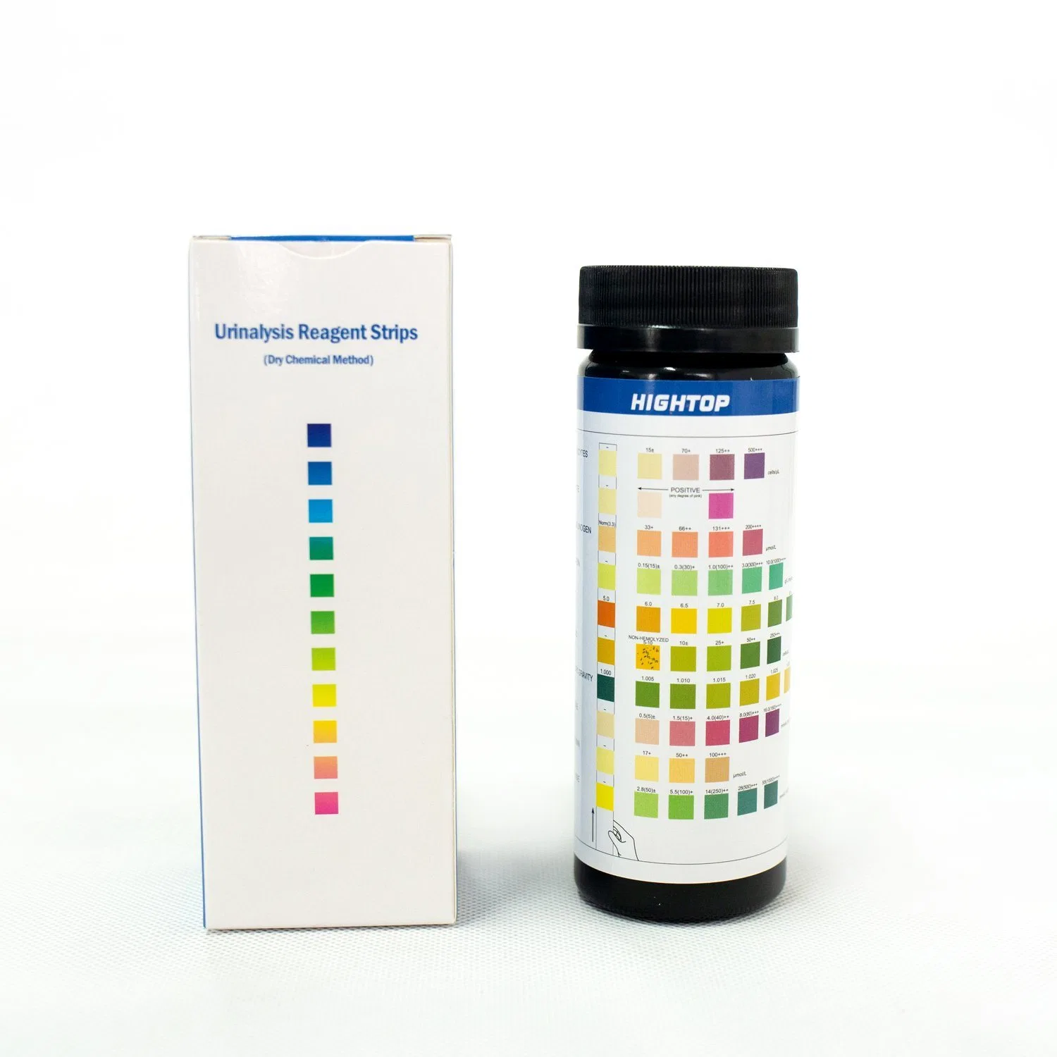 Rapid Test Urine Leukocytes, Nitrite, Urobilinogen, Protein Test, pH, Blood, Specific Gravity, Ketone, Bilirubin, Glucose Test Strips 1-14 Parameters