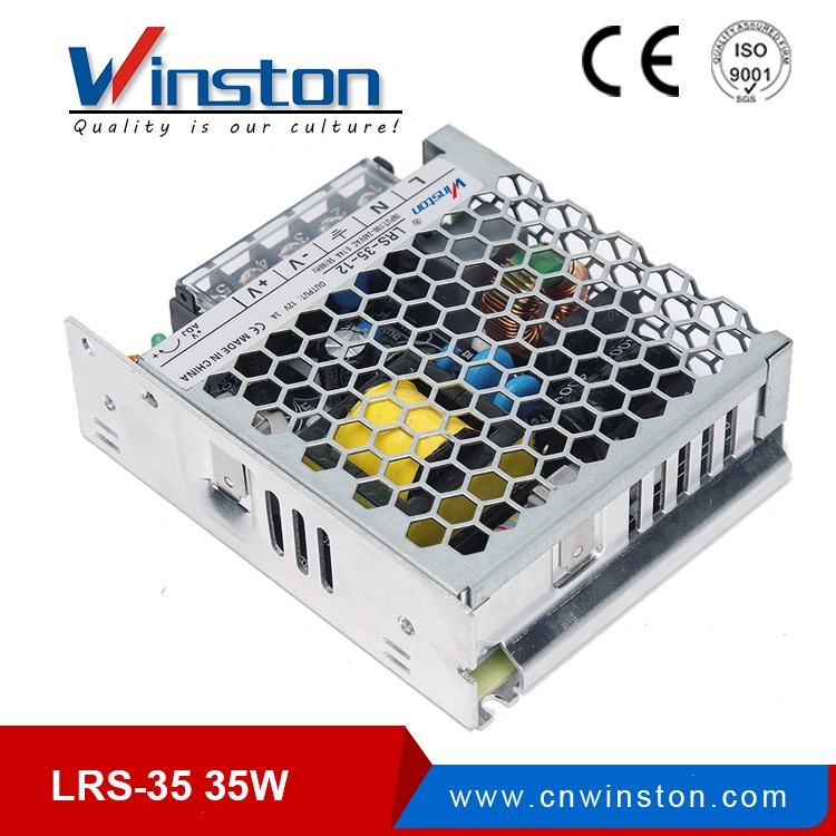 35W de salida única SMPS AC 220V a 5V DC 12V 24V 36V 48V DC de alimentación de conmutación de LED con CE, RoHS (LRS-35)