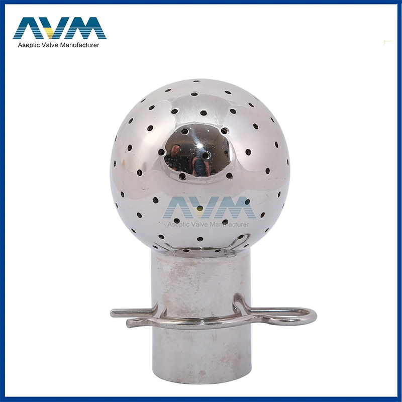 Stainless Steel Cleaning Ball Threaded Rotating CIP Spray Ball for Tank