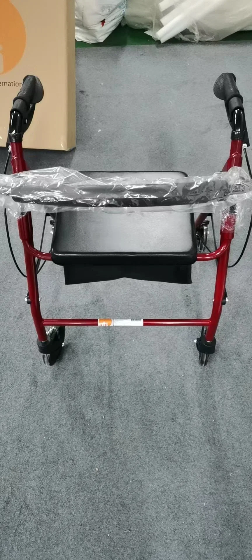 OEM Wheelchair Shopping Basket Walker Aid Equipment for Disabled and Elderly