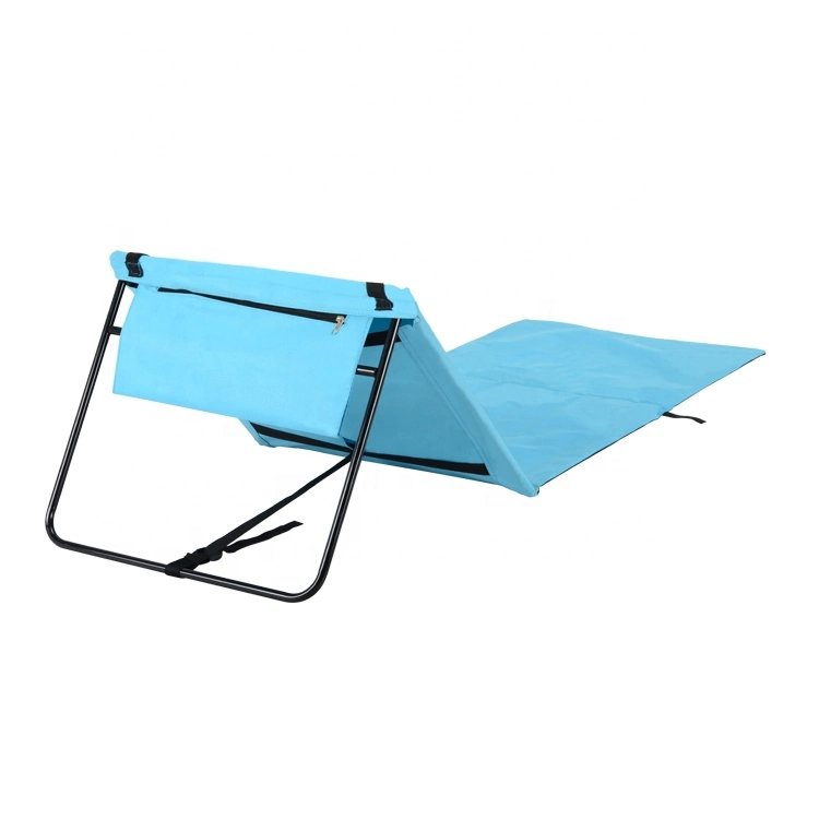 Padded Backrest Portable Foldable Outdoor Mats Folding Beach Mat