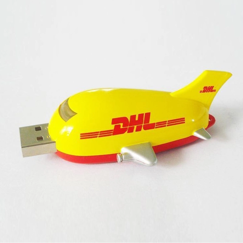 Flugzeug-Form USB-Flash-Laufwerke Corporate Geschenk Werbung Custom 2g8g16g32g64G128g U-Laufwerk