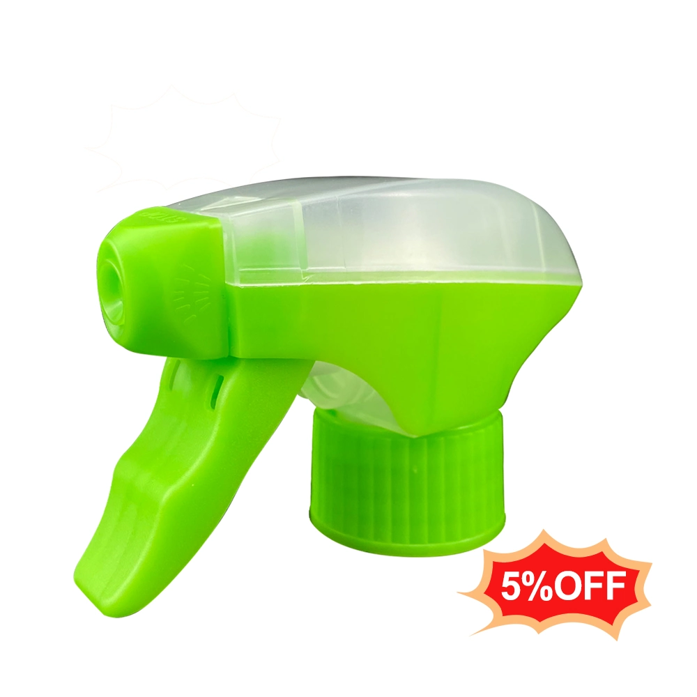 5%off All Plastic Metal Free Foam Function All Plastic Trigger Sprayer with Child Safety Lock for Cleaning Chemicals