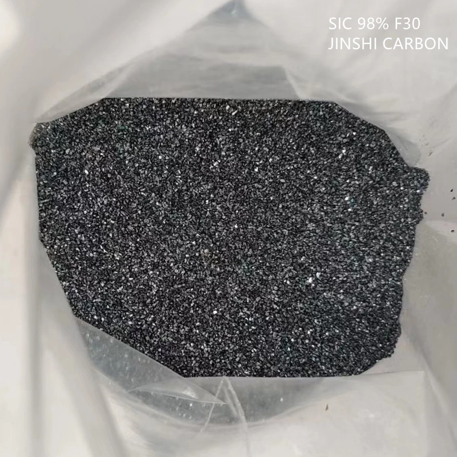 1-10mm / 2-10mm Black Silicon Carbide Sic with High Purity Sic 98%