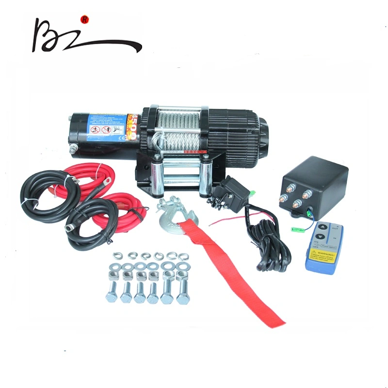 12V 4500lb Electric ATV Winch with Steel Rope